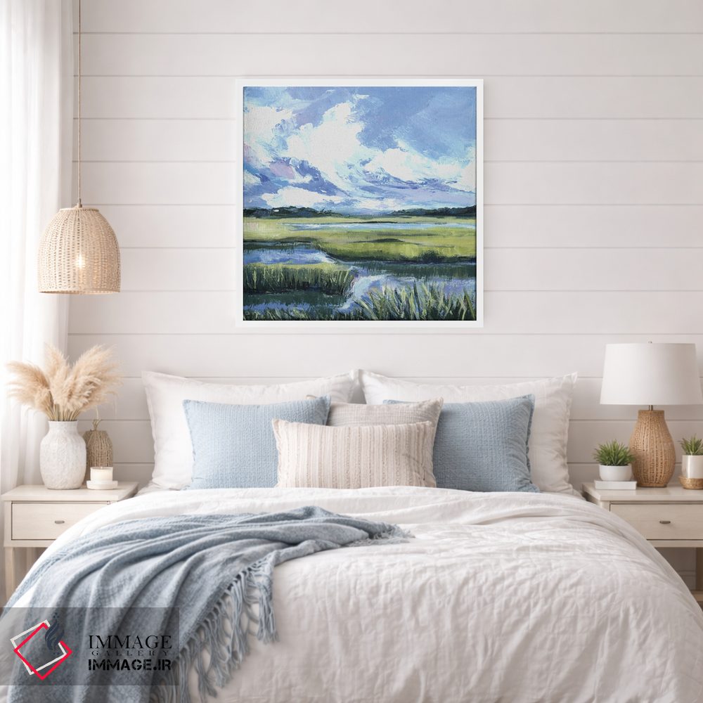 تابلو انتزاعی چون رودخانه اثر کتی نیلی - D5W