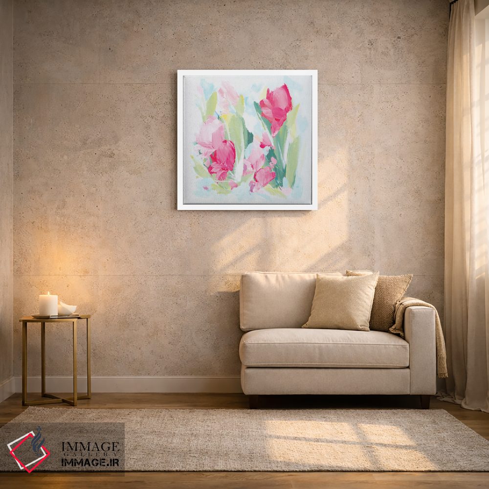 تابلو انتزاعی فرارسیدن صبح اثر کتی نیلی - D1W