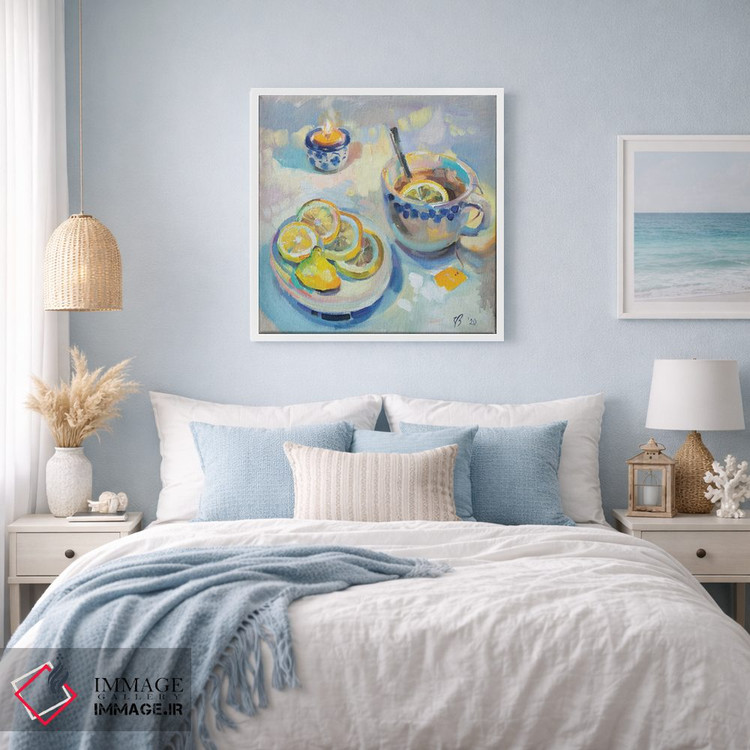 تابلو دکوراتیو چای با لیمو اثر کاتارینا والوا - D1W