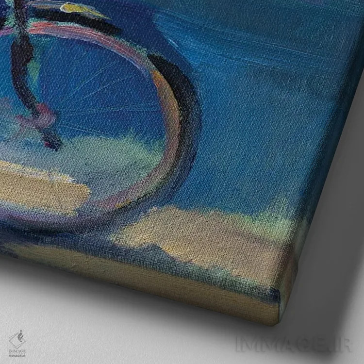 تابلو دکوراتیو گل های خریداری شده اثر کاتارینا والوا - نمای نزدیک بافت بوم