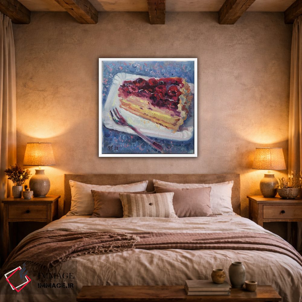 تابلو دکوراتیو کیک تمشک اثر کاتارینا والوا - D2W