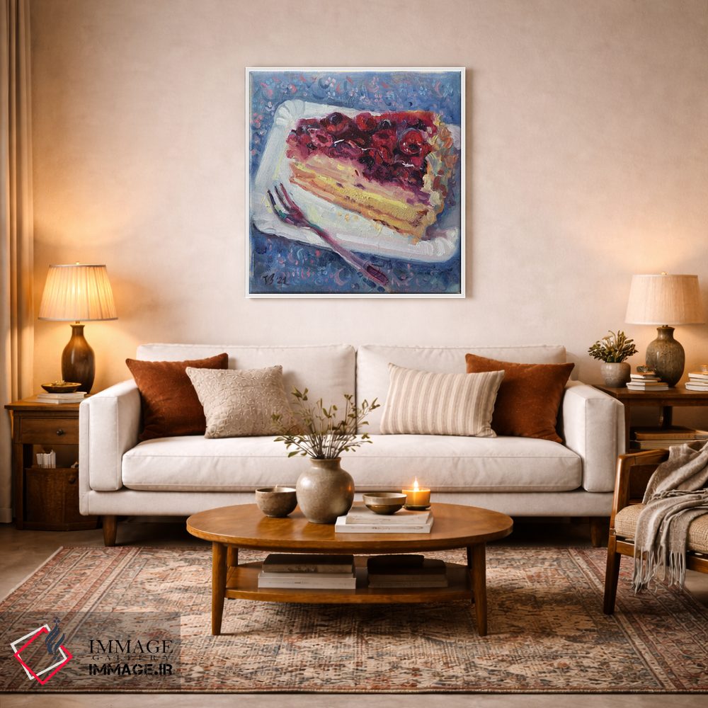 تابلو دکوراتیو کیک تمشک اثر کاتارینا والوا - D1W