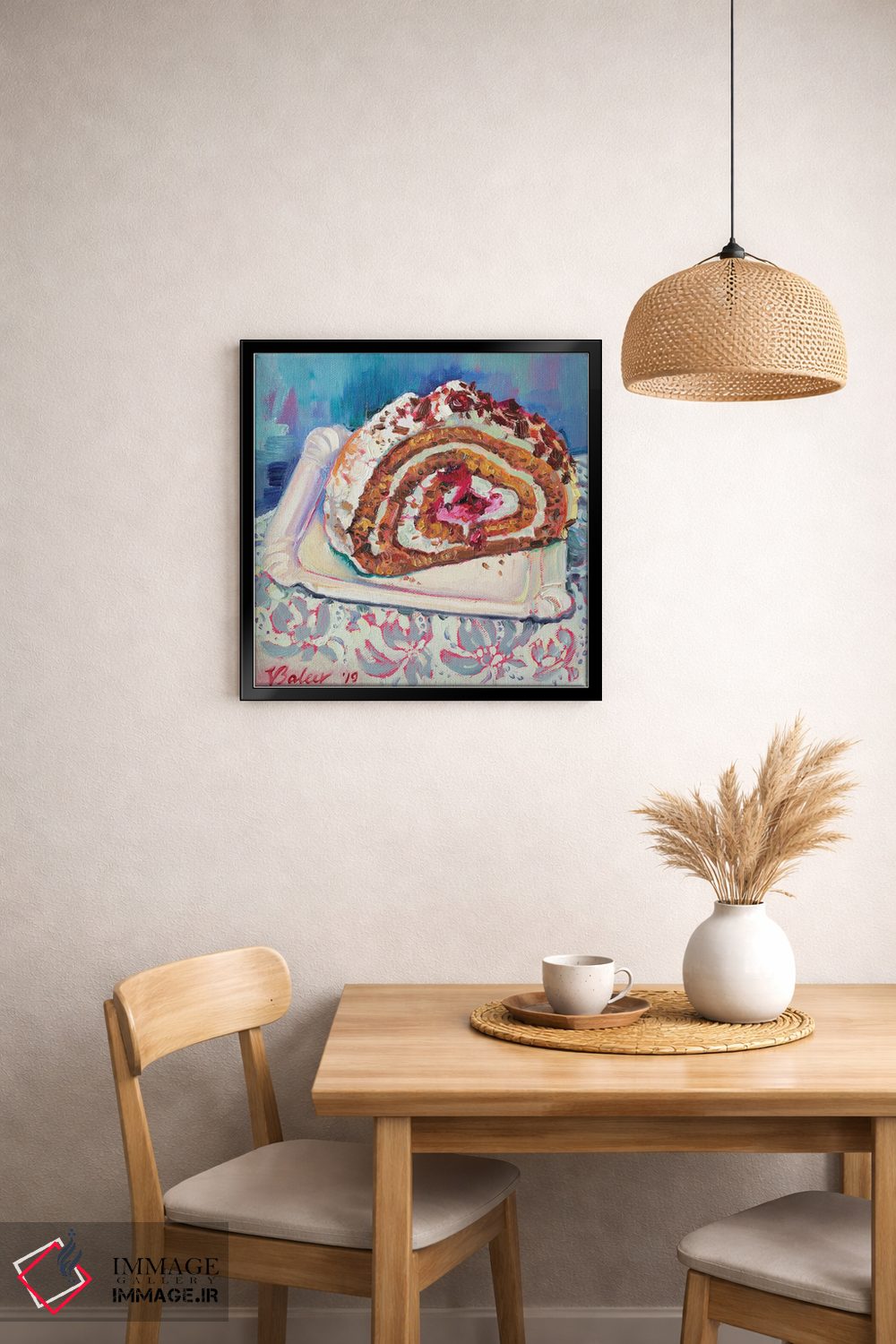 تابلو دکوراتیو پای گیلاس جنگل سیاه اثر کاتارینا والوا - D1B