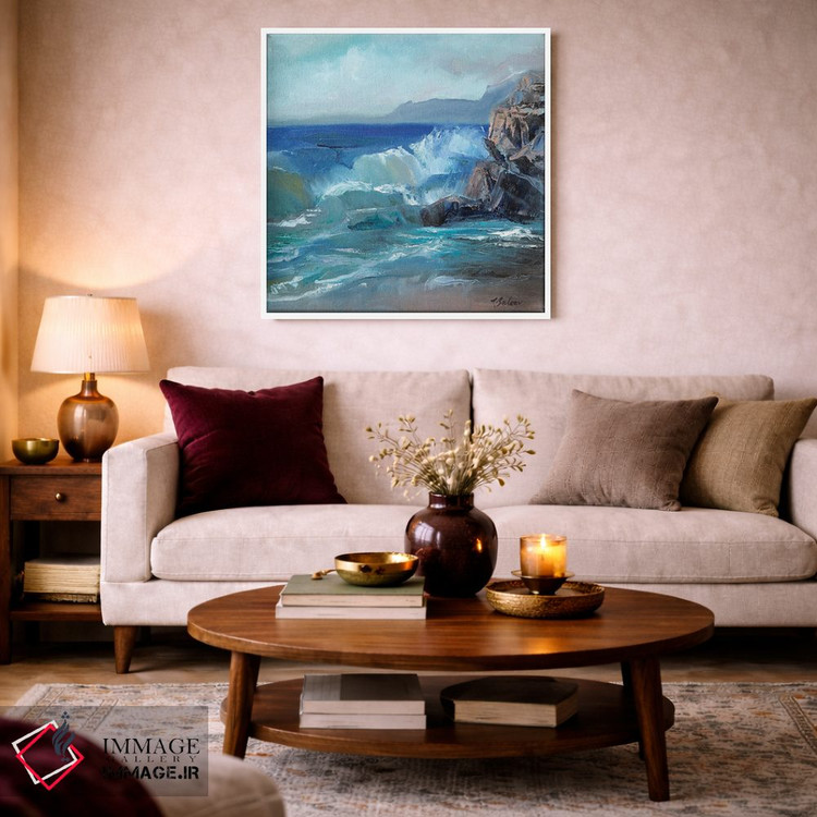 تابلو دکوراتیو موج کشندی اثر کاتارینا والوا - D2W