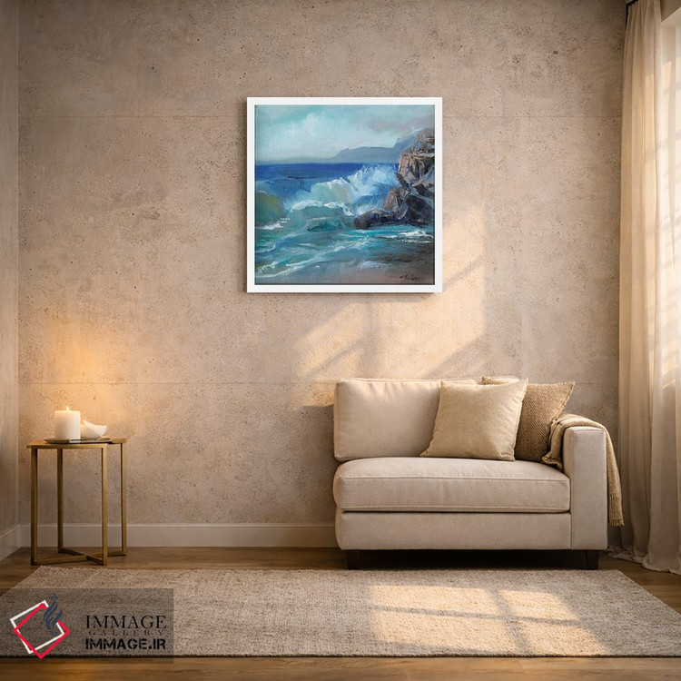 تابلو دکوراتیو موج کشندی اثر کاتارینا والوا - D1W