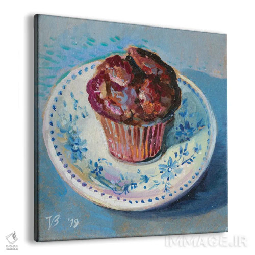 تابلو دکوراتیو مافین شکلاتی اثر کاتارینا والوا - نمای پرسپکتیو محصول