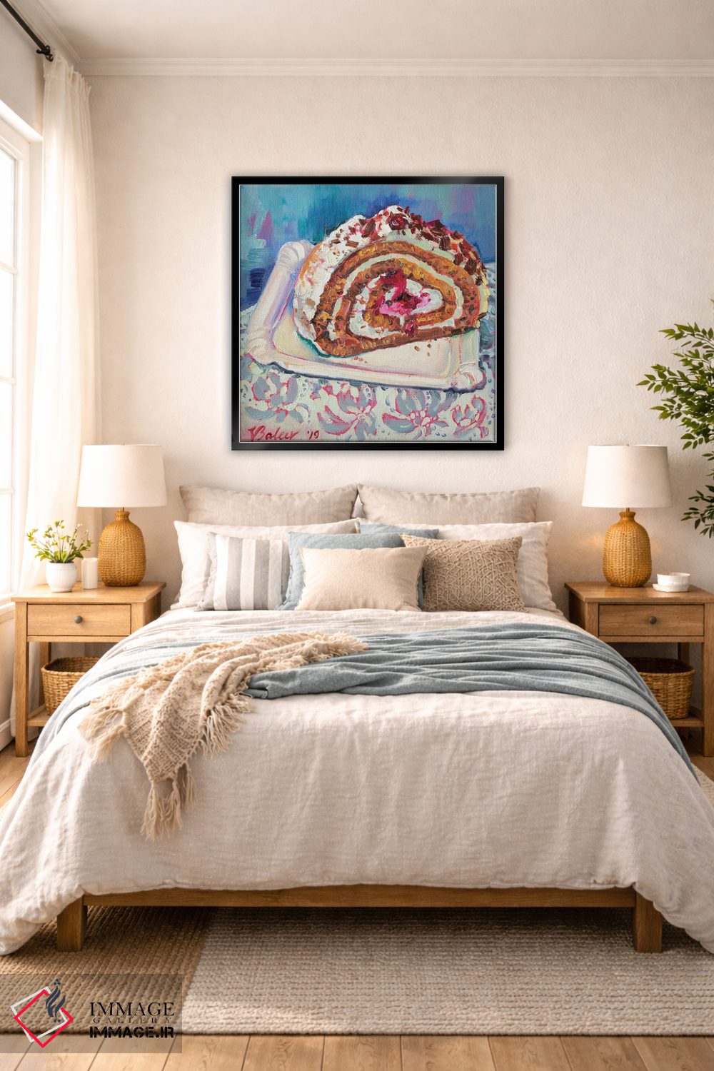 تابلو دکوراتیو پای گیلاس جنگل سیاه اثر کاتارینا والوا - D6B