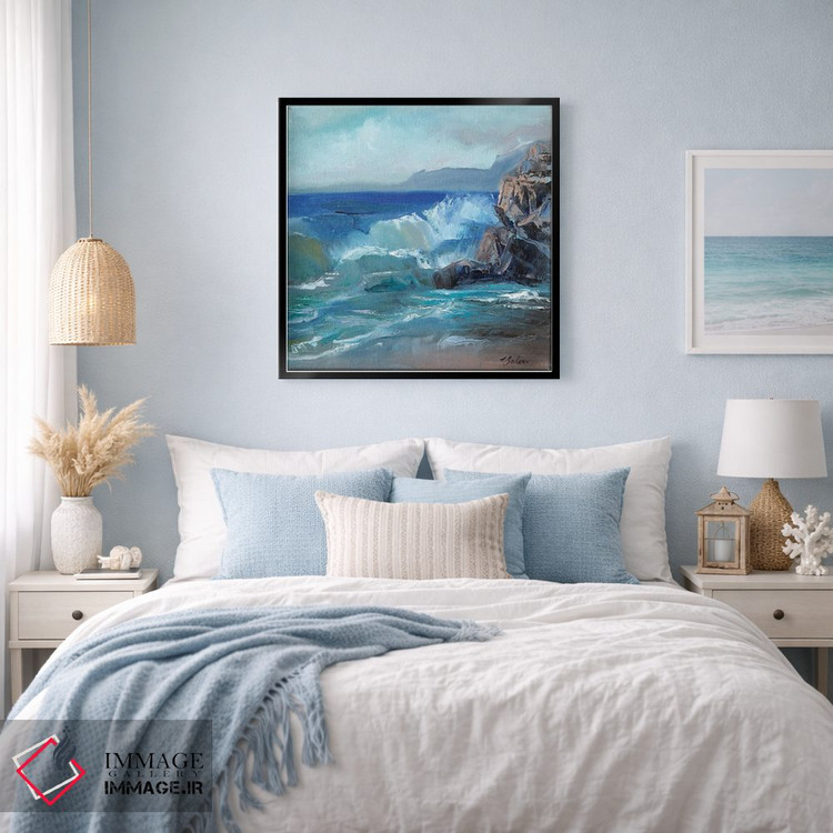 تابلو دکوراتیو موج کشندی اثر کاتارینا والوا - D4B