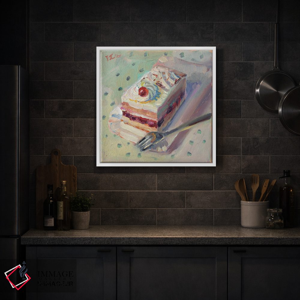 تابلو دکوراتیو گیلاس روی کیک اثر کاتارینا والوا - D2W