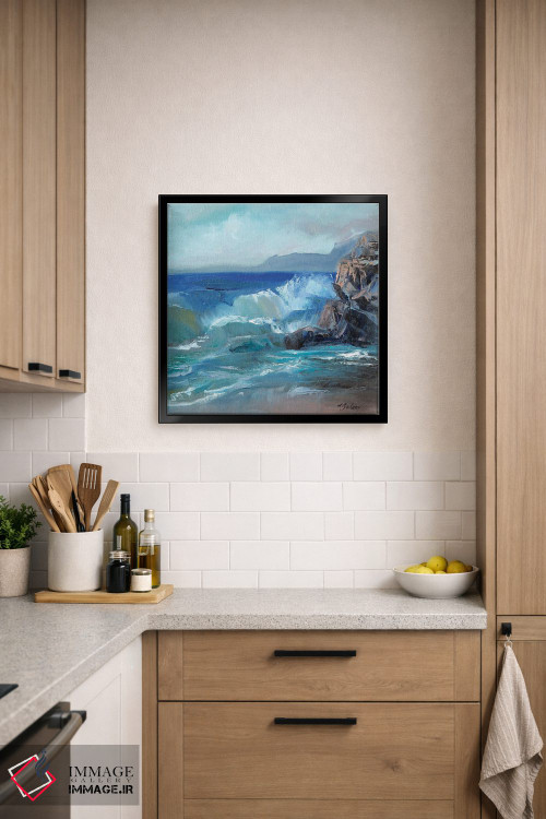 تابلو دکوراتیو موج کشندی اثر کاتارینا والوا - D6B
