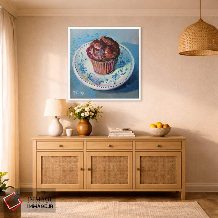 تابلو دکوراتیو مافین شکلاتی اثر کاتارینا والوا - D1W