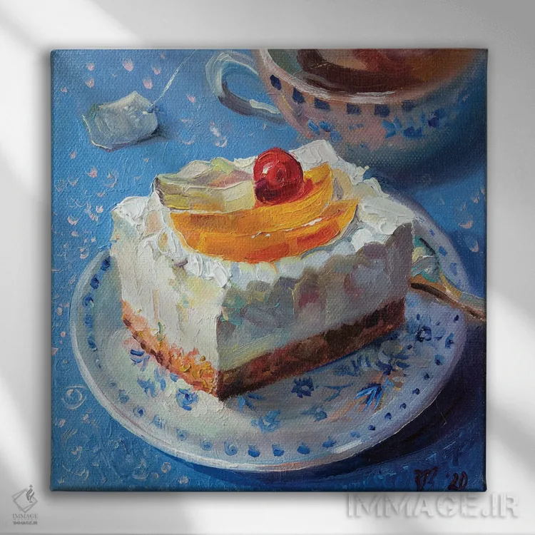 تابلو دکوراتیو ch اثر کاتارینا والوا - نمای روبهرو روی دیوار