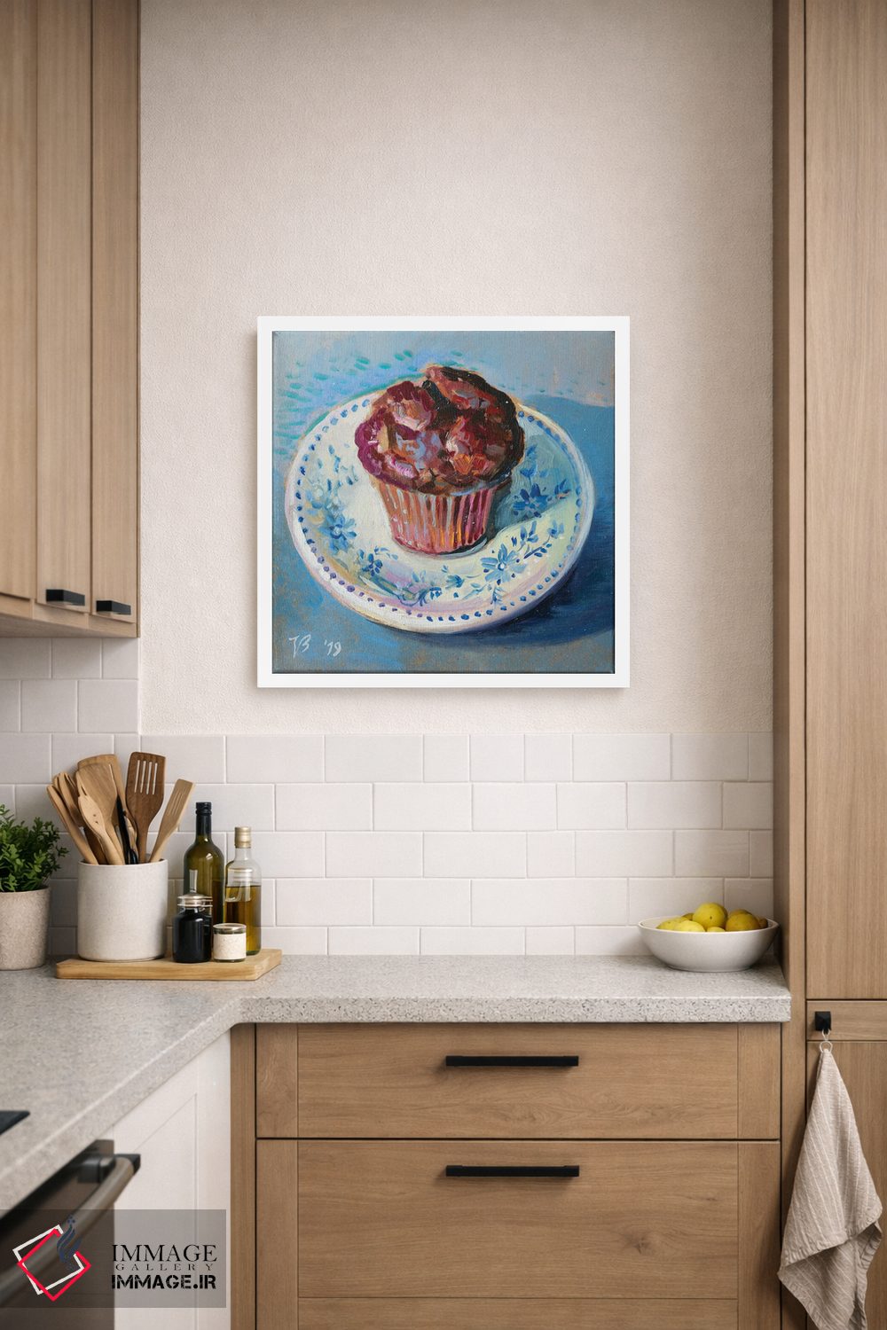 تابلو دکوراتیو مافین شکلاتی اثر کاتارینا والوا - D6W