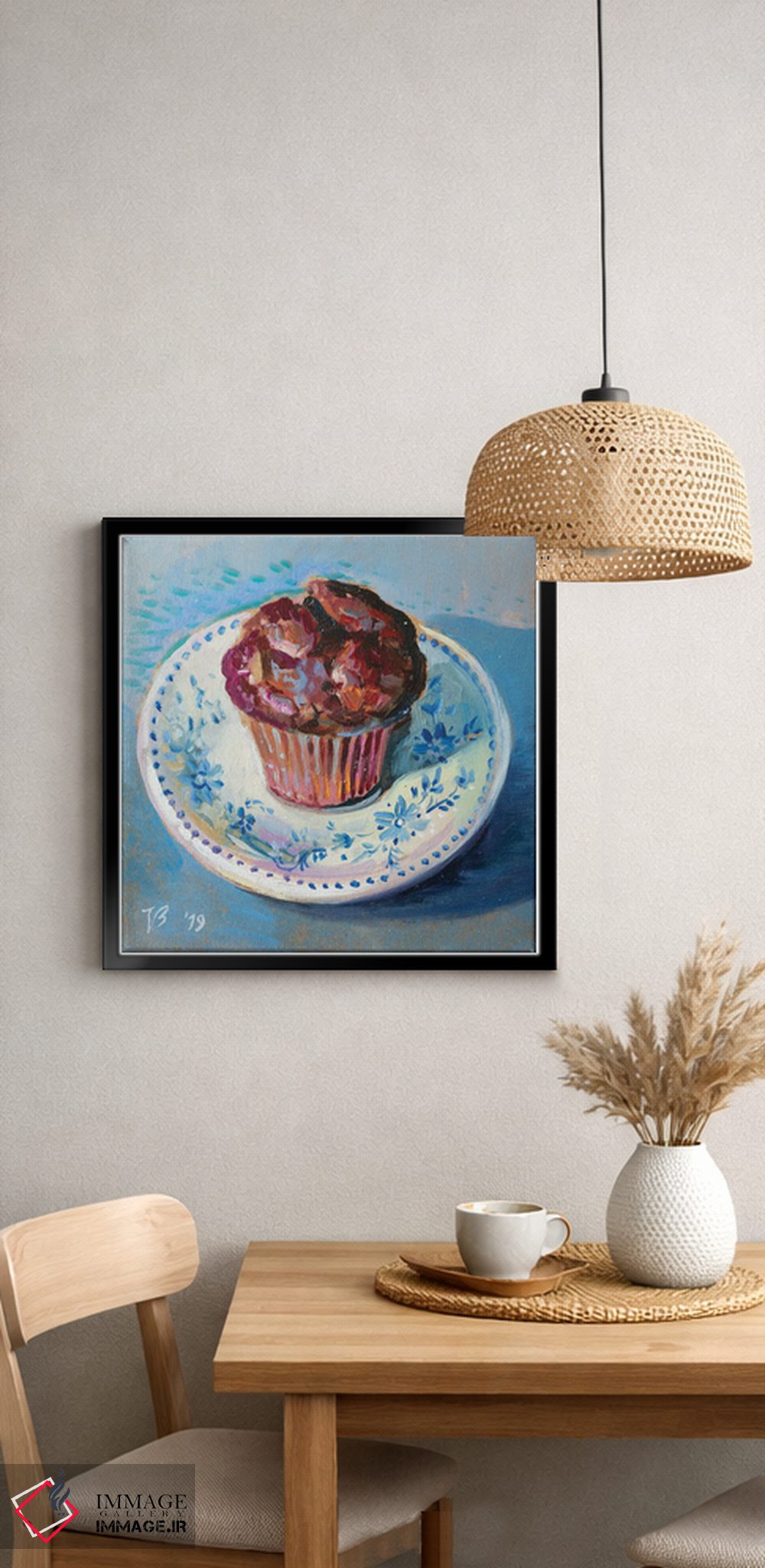 تابلو دکوراتیو مافین شکلاتی اثر کاتارینا والوا - D4B