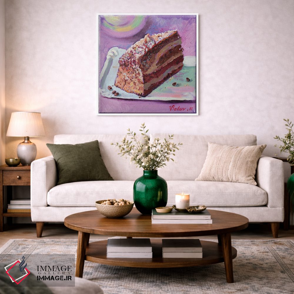 تابلو دکوراتیو کیک شکلاتی اثر کاتارینا والوا - D2W