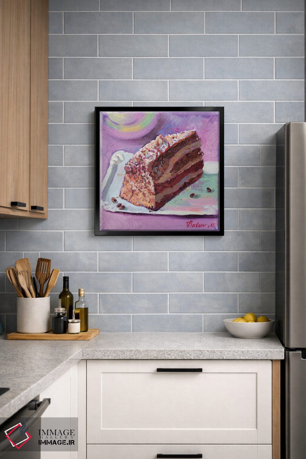 تابلو دکوراتیو کیک شکلاتی اثر کاتارینا والوا - D4B
