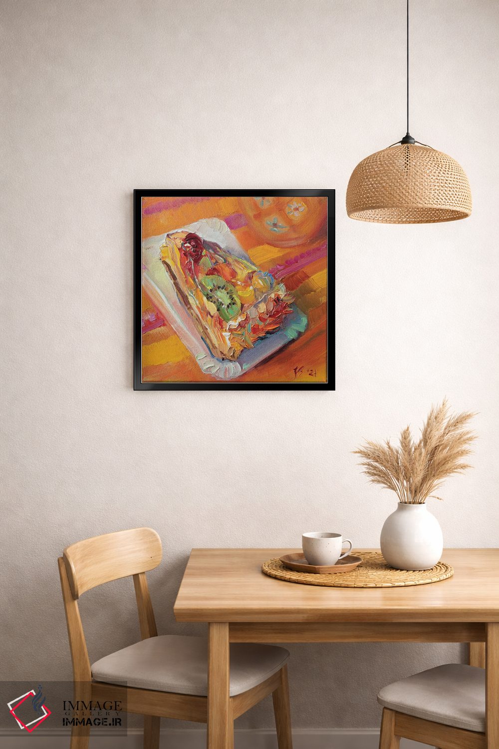 تابلو دکوراتیو کیک میوه ای اثر کاتارینا والوا - D1B