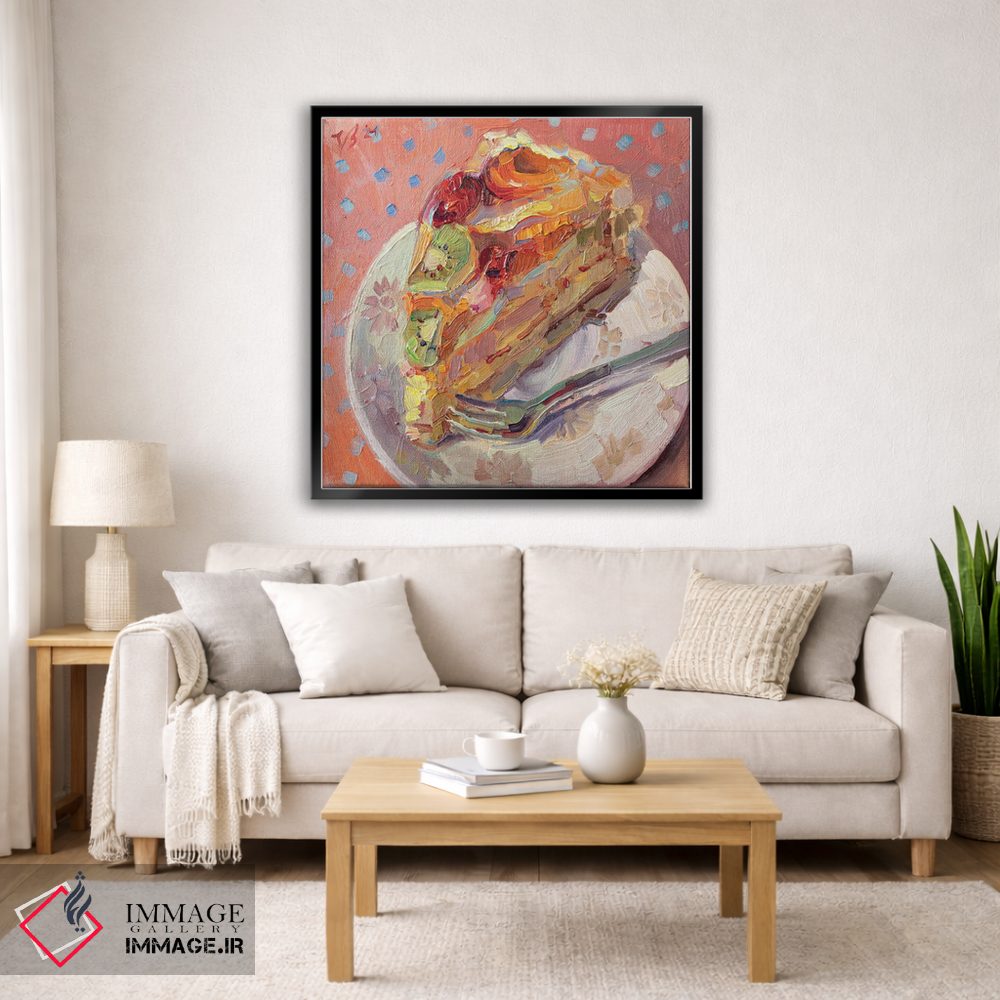 تابلو دکوراتیو برش پای میوه اثر کاتارینا والوا - D4B