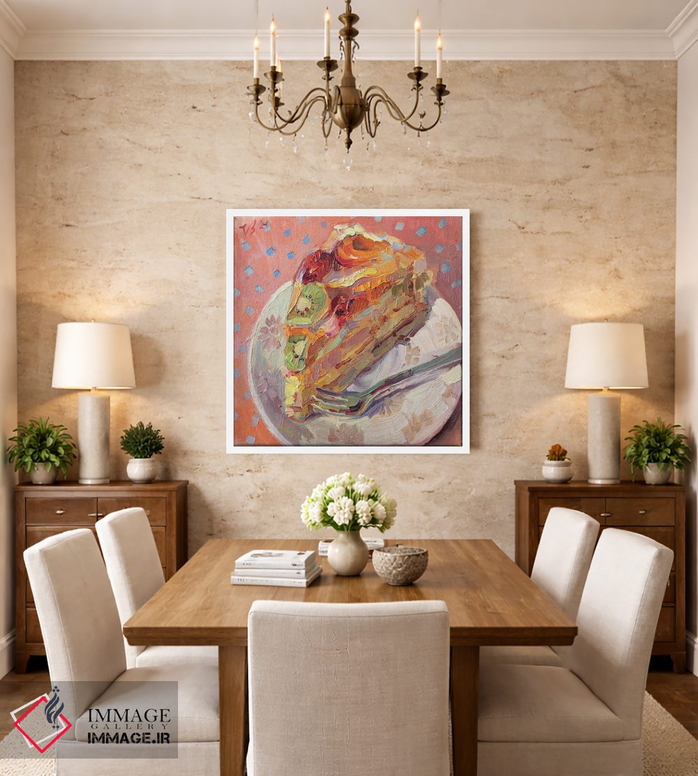 تابلو دکوراتیو برش پای میوه اثر کاتارینا والوا - D3W