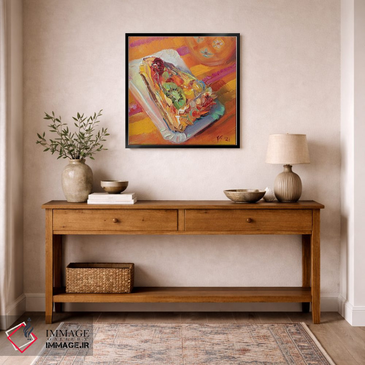 تابلو دکوراتیو کیک میوه ای اثر کاتارینا والوا - D5B