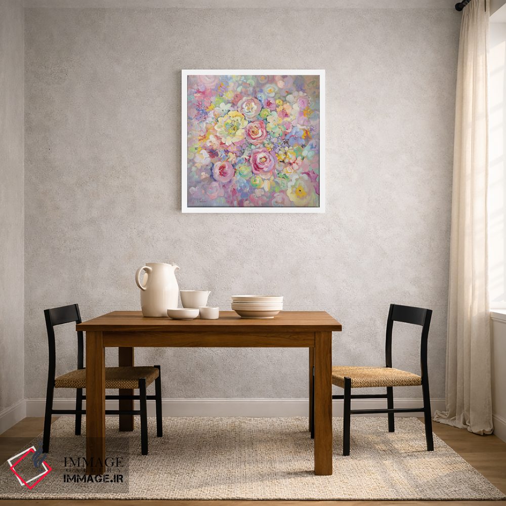 تابلو دکوراتیو گل های ظریف اثر کاتارینا والوا - D2W
