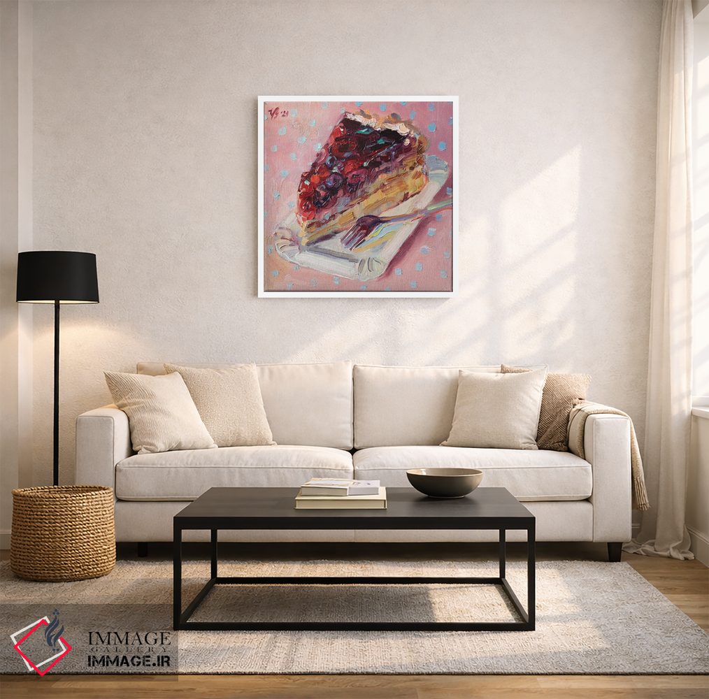 تابلو دکوراتیو کیک توت جنگلی اثر کاتارینا والوا - D1W