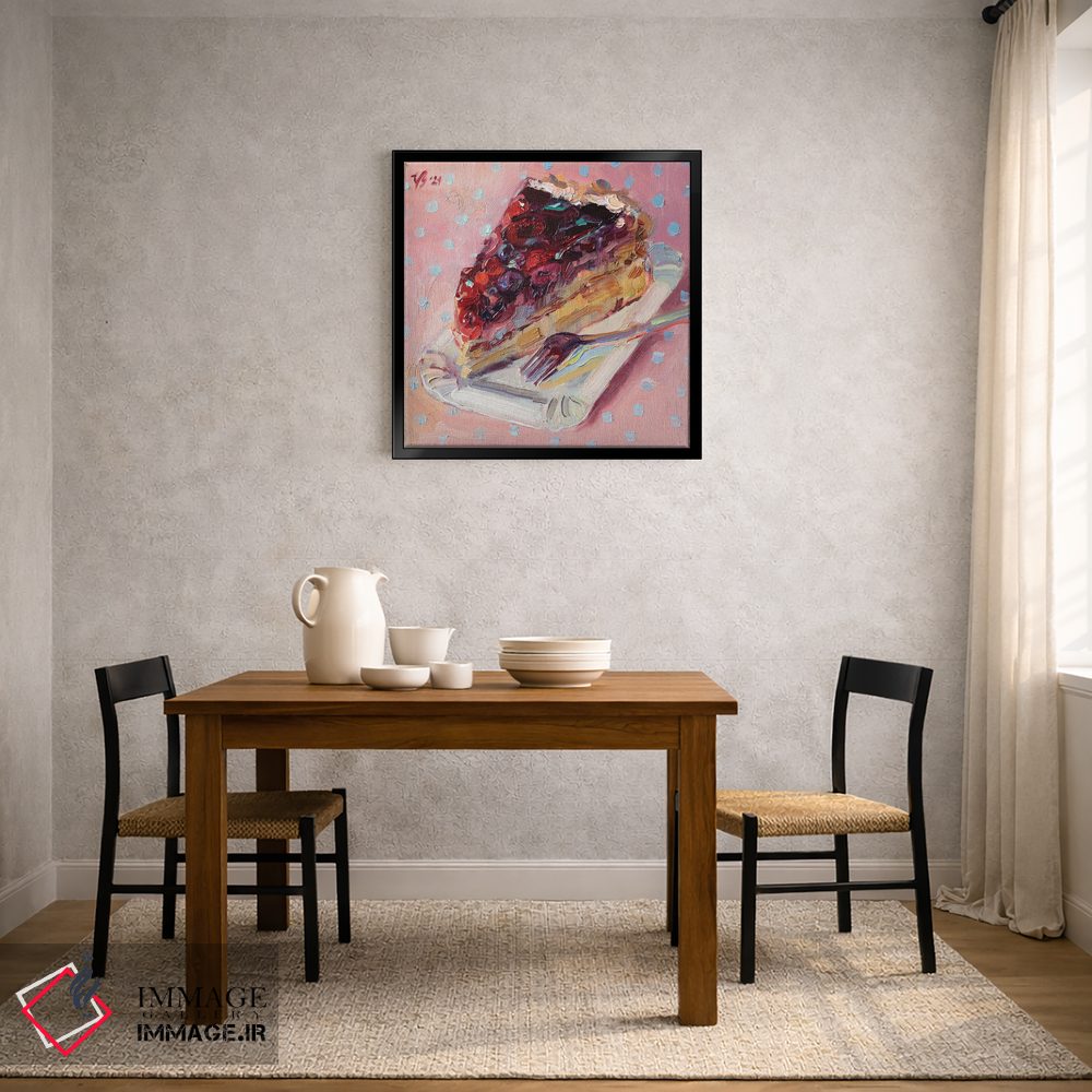 تابلو دکوراتیو کیک توت جنگلی اثر کاتارینا والوا - D4B