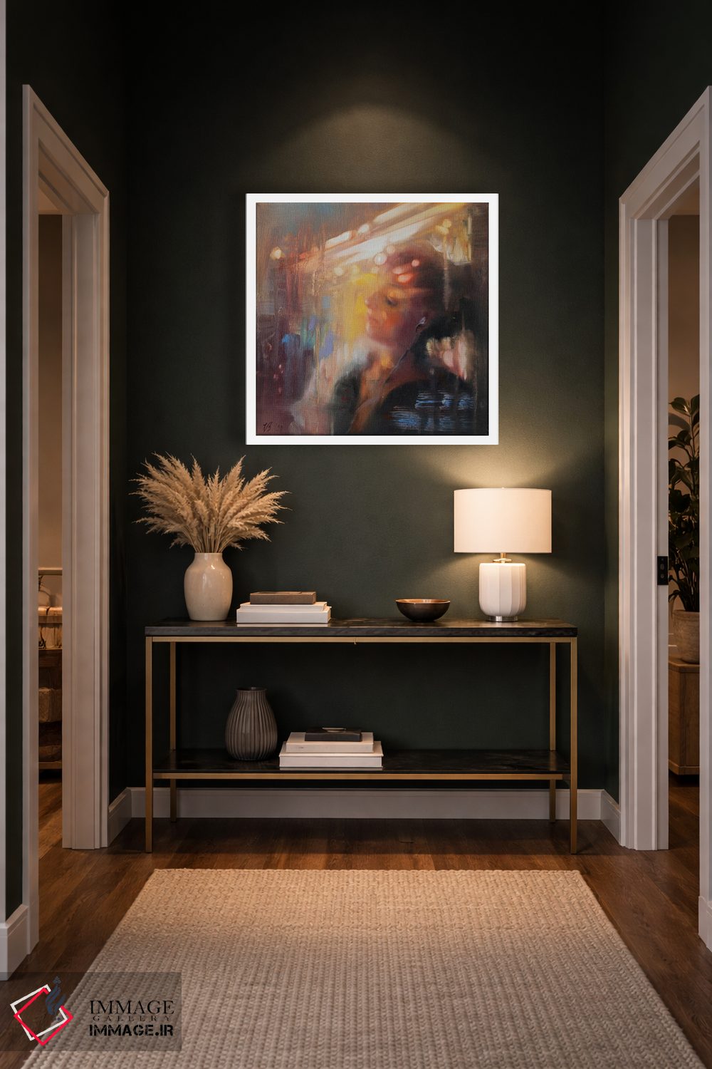 تابلو دکوراتیو دختر در مترو اثر کاتارینا والوا - D4W