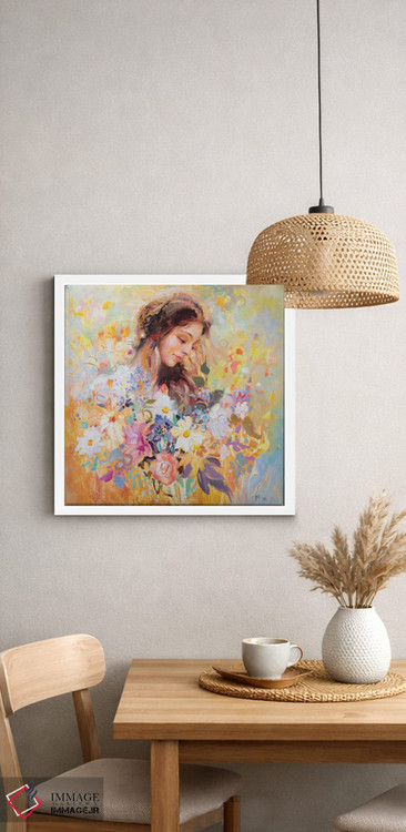 تابلو دکوراتیو پری چمنزار اثر کاتارینا والوا - D4W