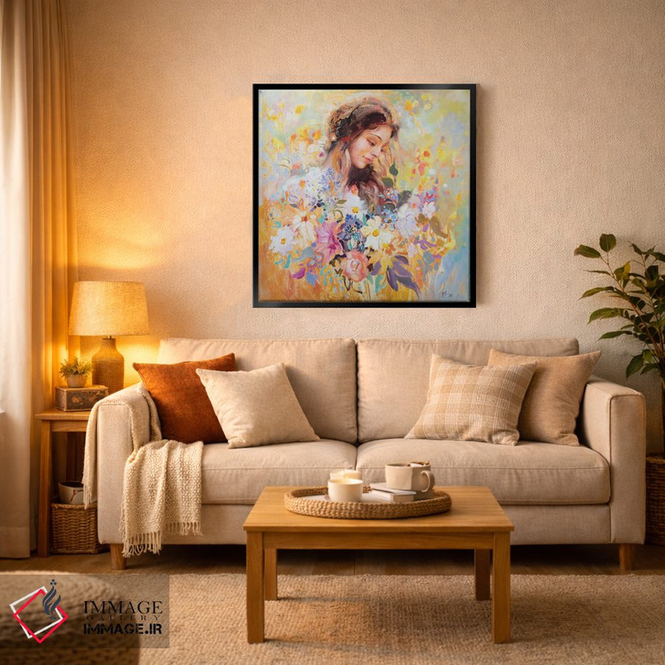 تابلو دکوراتیو پری چمنزار اثر کاتارینا والوا - D5B