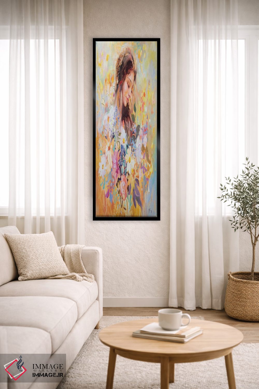 تابلو دکوراتیو پری چمنزار اثر کاتارینا والوا - D6B