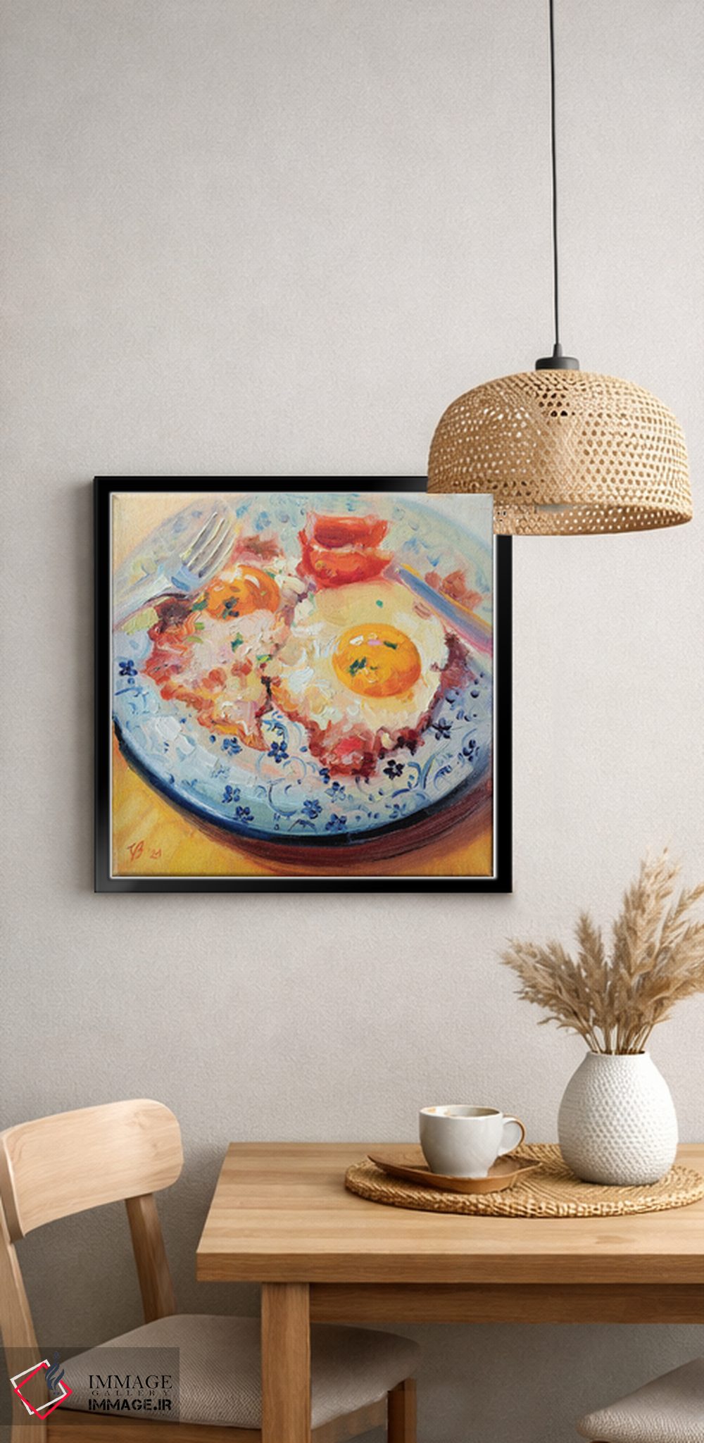 تابلو دکوراتیو بیکن و تخم مرغ اثر کاتارینا والوا - D4B