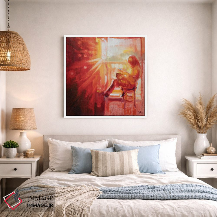 تابلو دکوراتیو آرامش زیر آفتاب اثر کاتارینا والوا - D1W