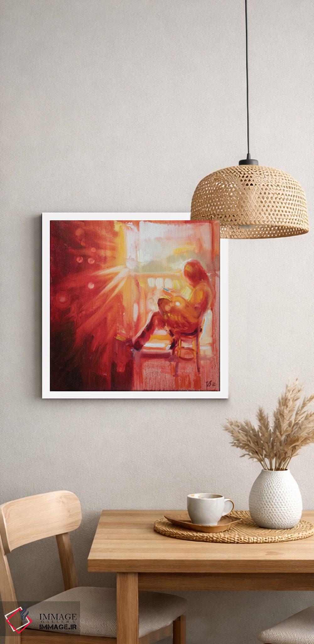 تابلو دکوراتیو آرامش زیر آفتاب اثر کاتارینا والوا - D4W