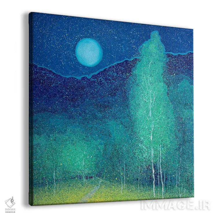 تابلو دکوراتیو سکوت مهتاب اثر اندریی کووالیک - نمای پرسپکتیو محصول