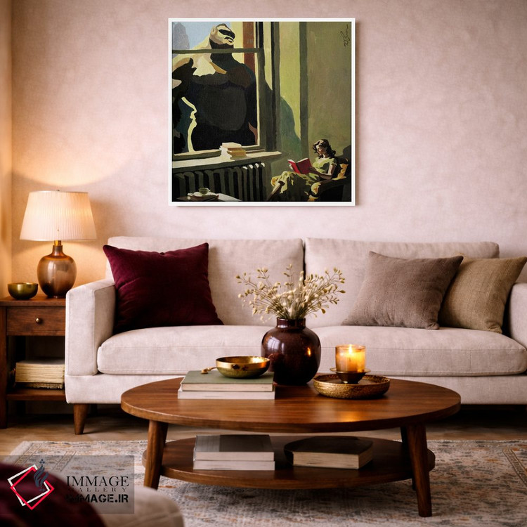 تابلو دکوراتیو یک کتاب خوب اثر کیت تامسون - D2W