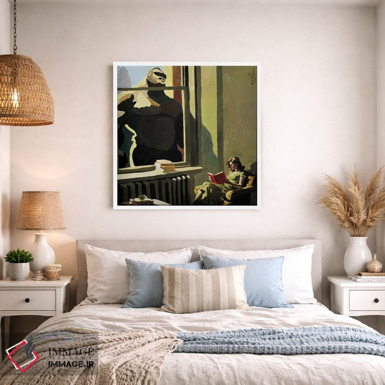 تابلو دکوراتیو یک کتاب خوب اثر کیت تامسون - D1W