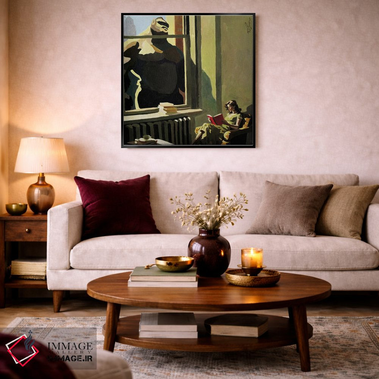 تابلو دکوراتیو یک کتاب خوب اثر کیت تامسون - D3B