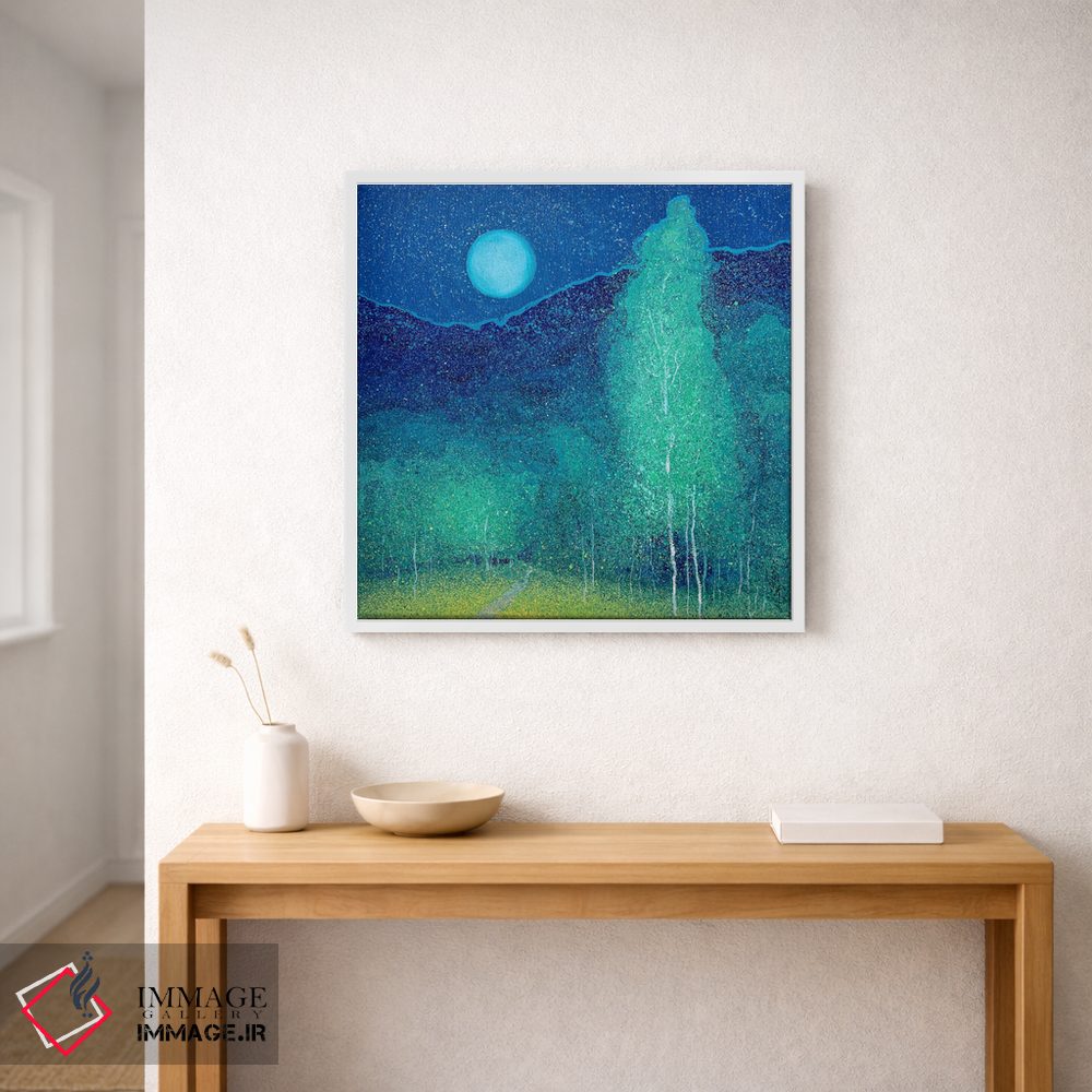 تابلو دکوراتیو سکوت مهتاب اثر اندریی کووالیک - D1W