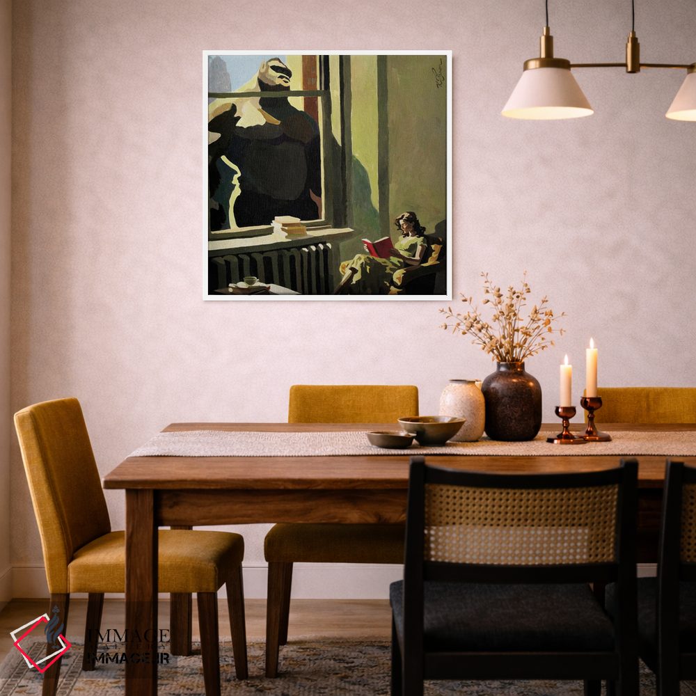 تابلو دکوراتیو یک کتاب خوب اثر کیت تامسون - D4W