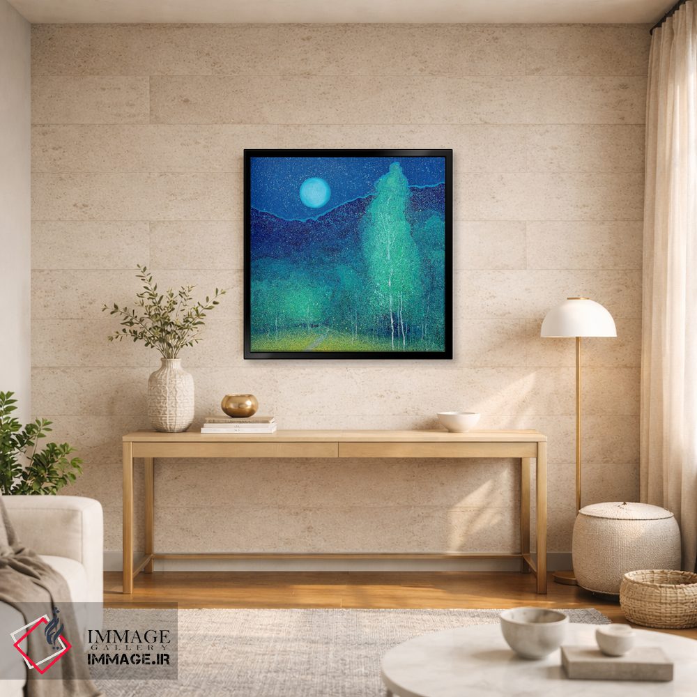 تابلو دکوراتیو سکوت مهتاب اثر اندریی کووالیک - D4B