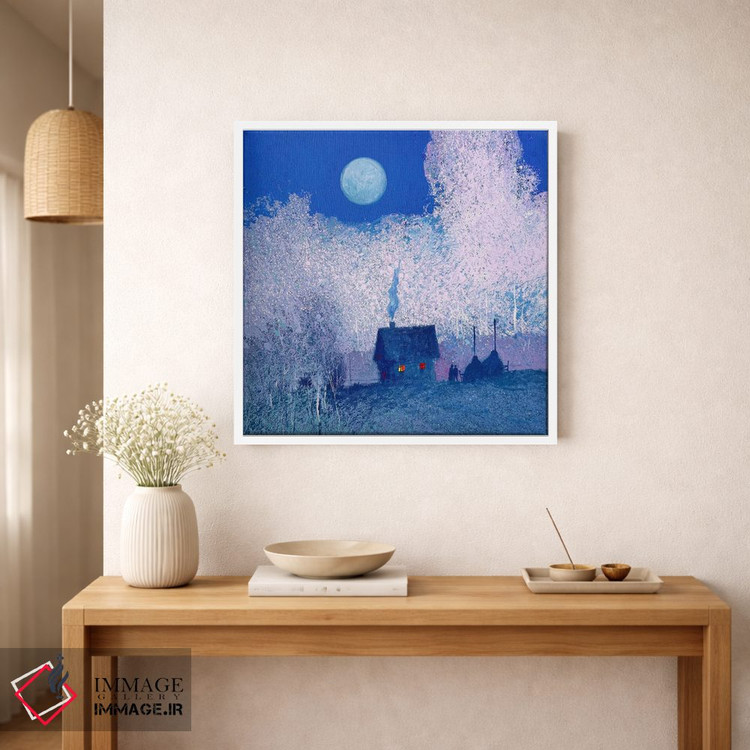 تابلو دکوراتیو شب مهتابی در کارپات اثر اندریی کووالیک - D1W