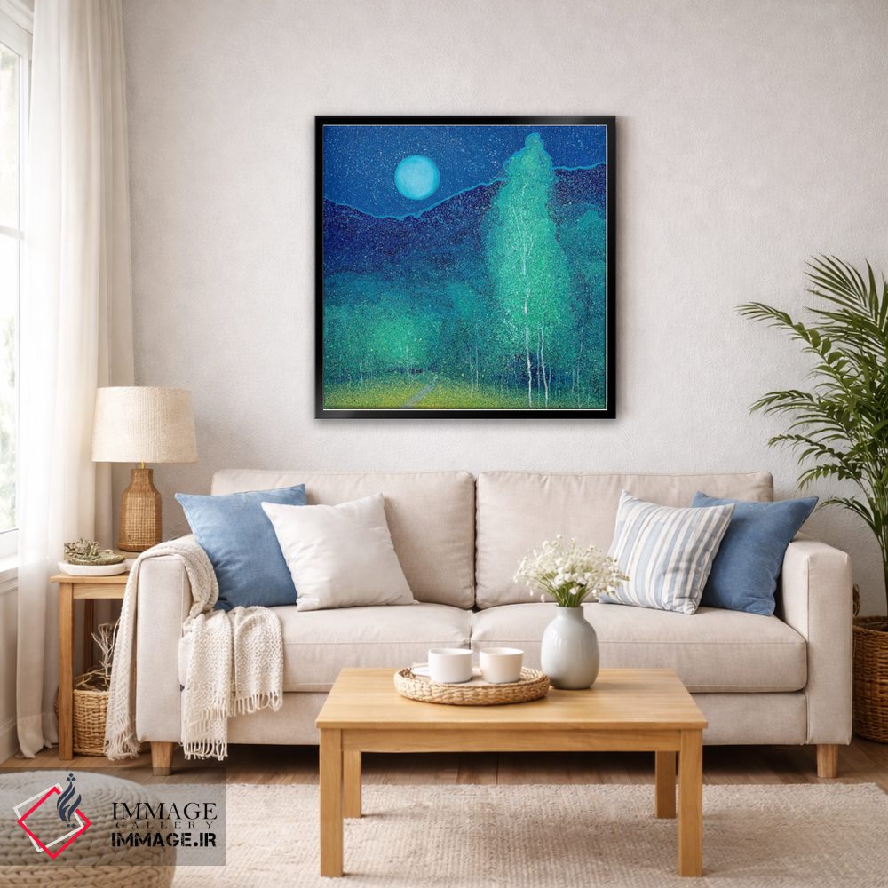 تابلو دکوراتیو سکوت مهتاب اثر اندریی کووالیک - D6B