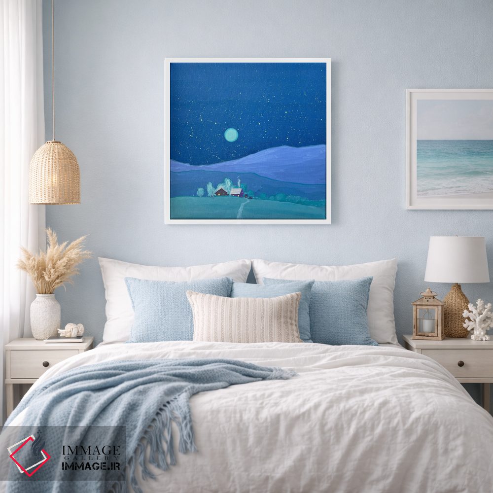 تابلو دکوراتیو درخشش آرام شب اثر اندریی کووالیک - D1W