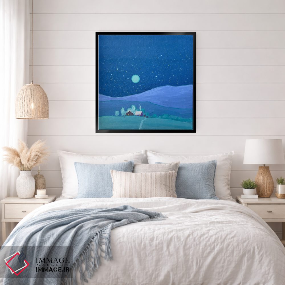 تابلو دکوراتیو درخشش آرام شب اثر اندریی کووالیک - D2B