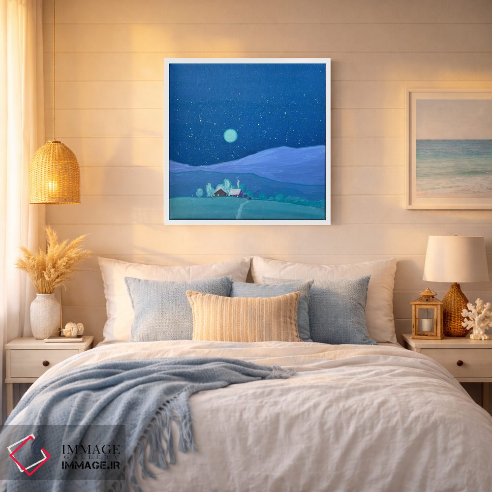 تابلو دکوراتیو درخشش آرام شب اثر اندریی کووالیک - D5W