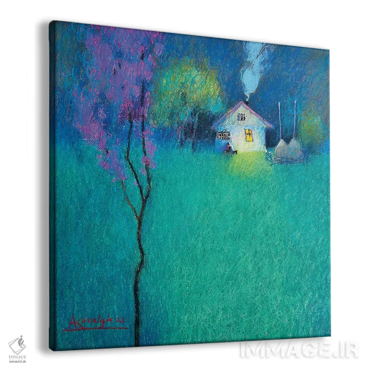 تابلو دکوراتیو بهار ربوده شده اثر اندریی کووالیک - نمای پرسپکتیو محصول