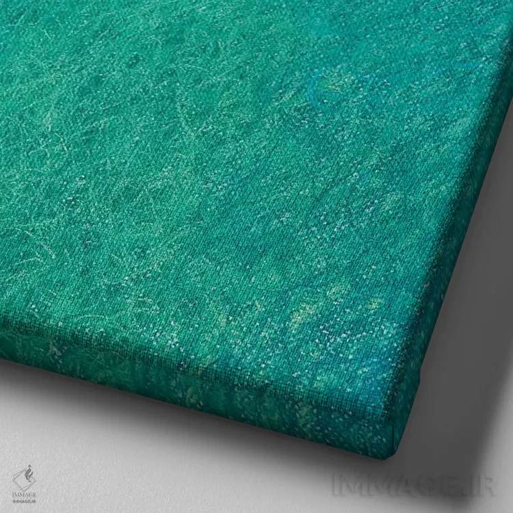 تابلو دکوراتیو بهار ربوده شده اثر اندریی کووالیک - نمای نزدیک بافت بوم