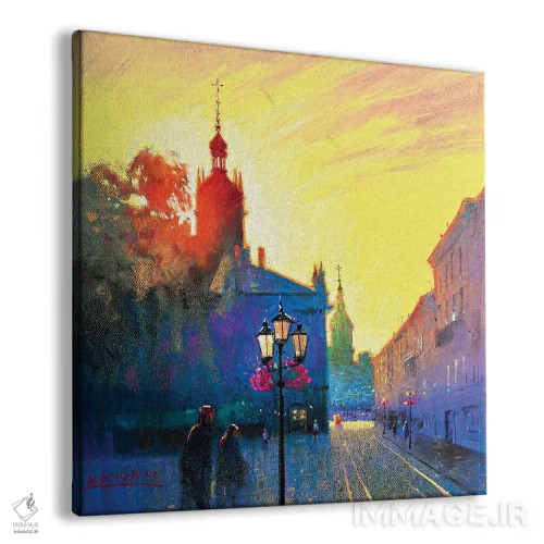 تابلو دکوراتیو نور در شهر لویو اوکراین اثر اندریی کووالیک - نمای پرسپکتیو محصول