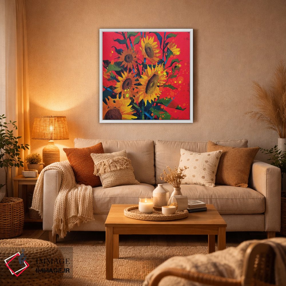 تابلو دکوراتیو گل های پیروزی اثر اندریی کووالیک - D5W